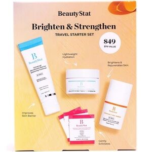NWT BeautyStat Brighten and Strengthen Travel Kit